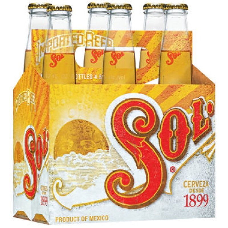 Sol mexican beer fles 33cl | Prijs 33,45 |Kopen, Bestellen | Goedkoopdrank.nl