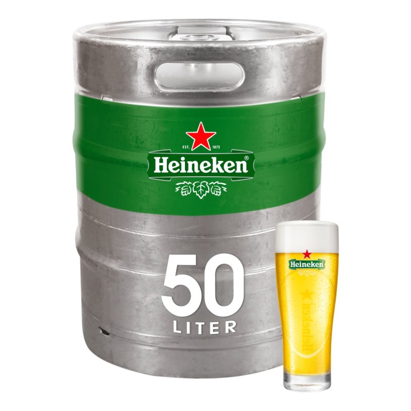 Heineken Biervaten 50 Fust Laagste PRIJS 132,20 | Kopen | Aanbieding Goedkoopdrank.nl
