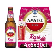 Amstel Rose Bier 30cl Flesjes Krat 24 Stuks