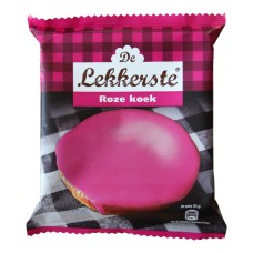 De Lekkerste Roze Koek apart verpakt Doos 18 stuks 55 gram