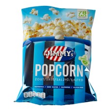 Jimmy's Zoute Popcorn Mini Zakjes Doos 21 Zakjes 27 Gram