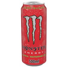 Monster Ultra Watermelon Energy Drink Blikjes 50cl Tray 12 Stuks