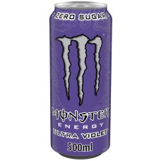 Monster Ultra Violet (Paars) Energy Drink Blikjes, Tray 12x50cl