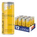 Red Bull Tropisch Fruit Geel Blikjes 25cl Tray 12 Stuks