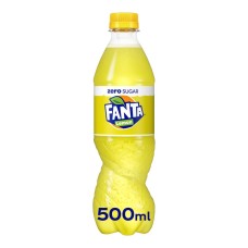 Fanta Lemon Zero Sugar Plastic Pet Tray 12 Flesjes 50cl