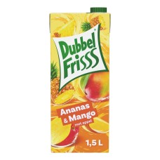 Dubbelfrisss Ananas Mango Pak Tray 8x1,5 Liter