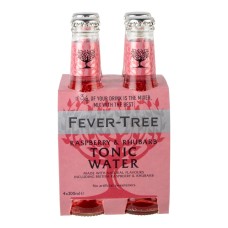 Fever Tree Raspberry & Rhubarb Tonic Water 20cl Flesjes Tray 24 Stuks