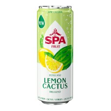 Spa Lemon Cactus Blikjes 25cl Tray 24 Stuks