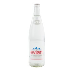 Evian Mineraalwater 1 Liter Fles Glas Krat 12 Stuks