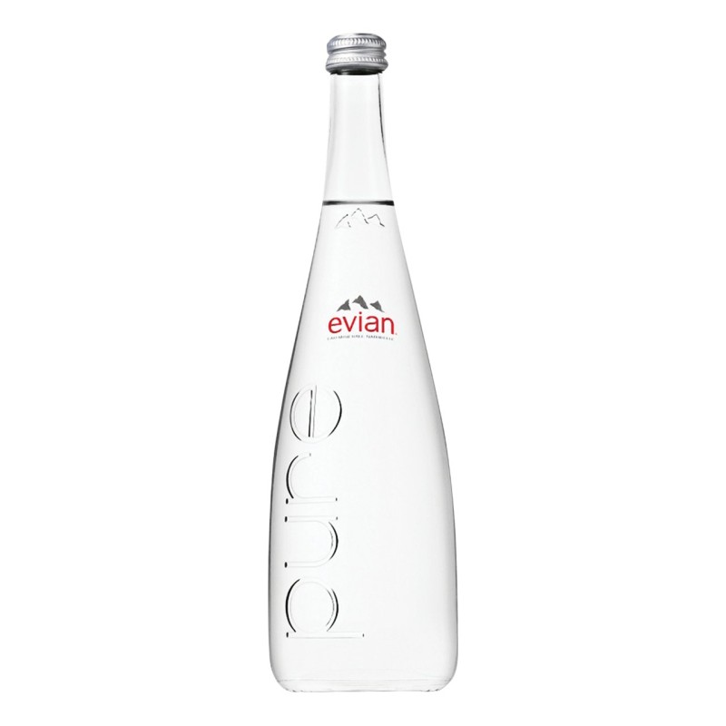 koel Toepassing Voel me slecht Evian Mineraalwater 75cl Fles Glas Doos Prijs 17,80 |Kopen Bestellen |  Aanbieding Goedkoopdrank.nl