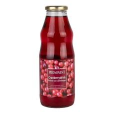 Prominent Cranberry Vruchtensap Fles 1 Liter Tray 6 stuks