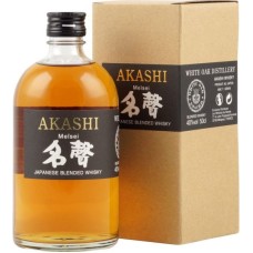 Akashi Meisei Japanese Blended Whisky 50cl Met Geschenkverpakking