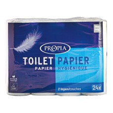 WC Toiletpapier 2-laags XL Pak 24 Rollen Propia