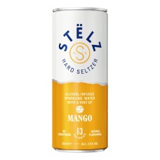 Stelz Mango Hard Seltzer 25cl Blikjes Tray 12 Stuks