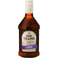 Vana Tallinn Cream Coffee Likeur 50cl met Glas