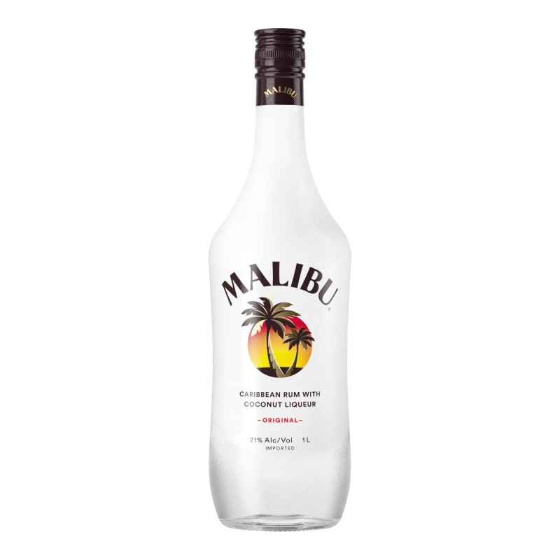 Spelen met verwijderen Open Malibu 1 Liter Fles Prijs 14,20 | Bestellen, Kopen | Aanbieding  Goedkoopdrank.nl