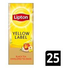 Lipton Yellow Label Thee Zakjes 2 Gram Doos 25 Stuks