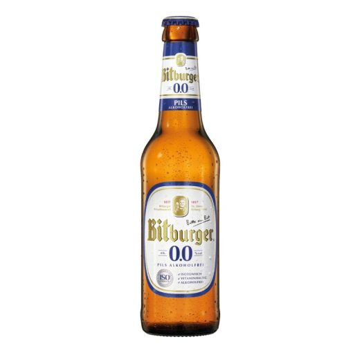 Bitburger 0.0 Alcoholvrij Bier Flesjes Krat 24x33cl