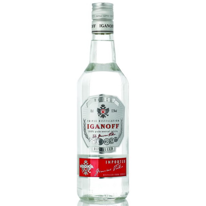 Iganoff Vodka 1L – goedkoopste premium vodka van Nederland met zuivere, zachte smaak.