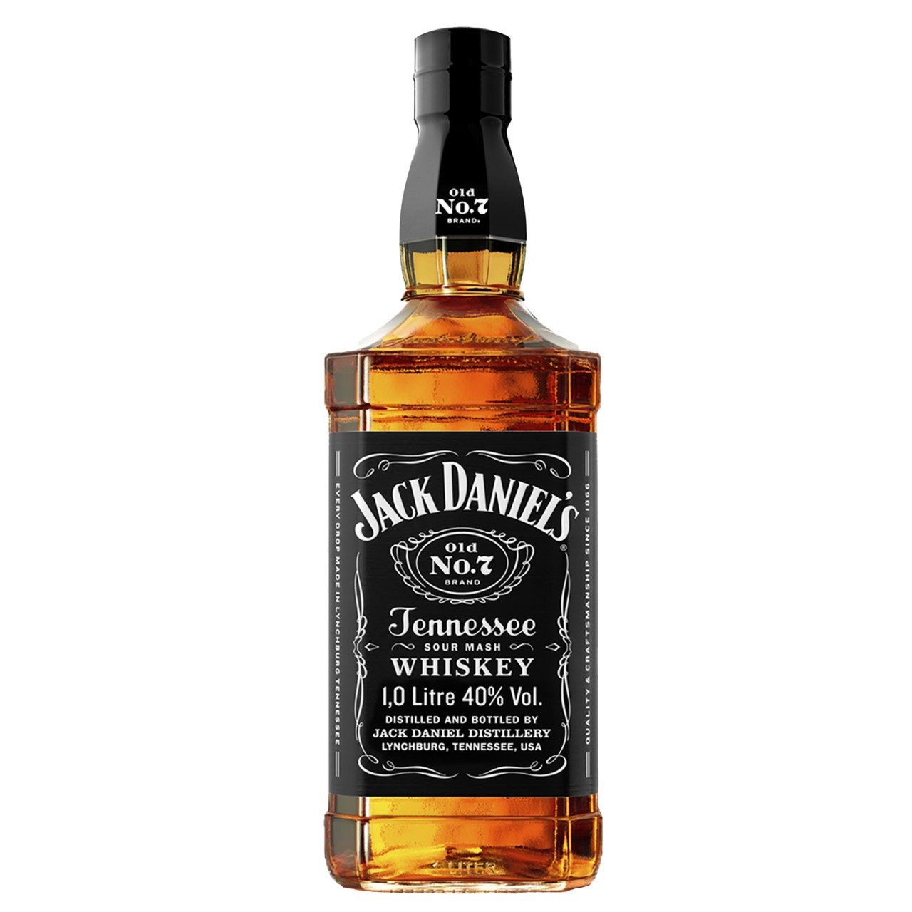 Jack Daniel’s Whiskey 1 liter fles