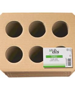 Kartonnen Draag Trays Bierglazen 6-Gaats