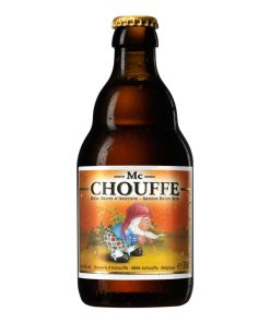 MC Chouffe Bier Flesjes 33cl Krat 24 Stuks – donker Belgisch speciaalbier met karamel en mout