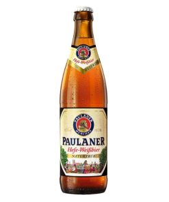 Paulaner Hefe Weissbier Flesjes 50cl in Krat