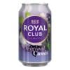 Royal Club Cassis Blikjes 33cl, bruisende frisdrank met zwartebessensmaak