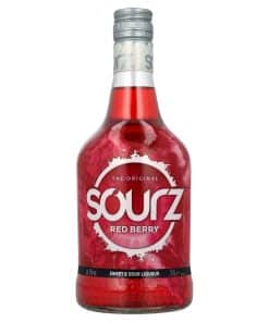 Sourz Red Berry Likeur 70cl met rode bessensmaak en 15% alcohol