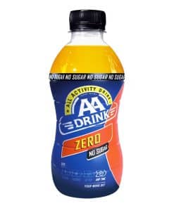 AA Drink Zero Hydration 33cl Flesjes – Doos 24 stuks suikervrije sportdrank