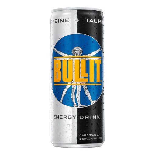 Bullit Energy Drink Blikjes 25cl Tray 24 Stuks