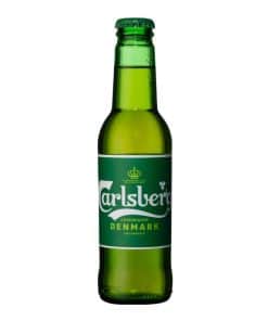 Carlsberg Bier Flesjes 33cl Krat 24 Stuks pilsner in glazen flesjes met 5% alcohol