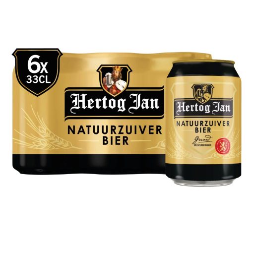 six packs hertog jan blikjes