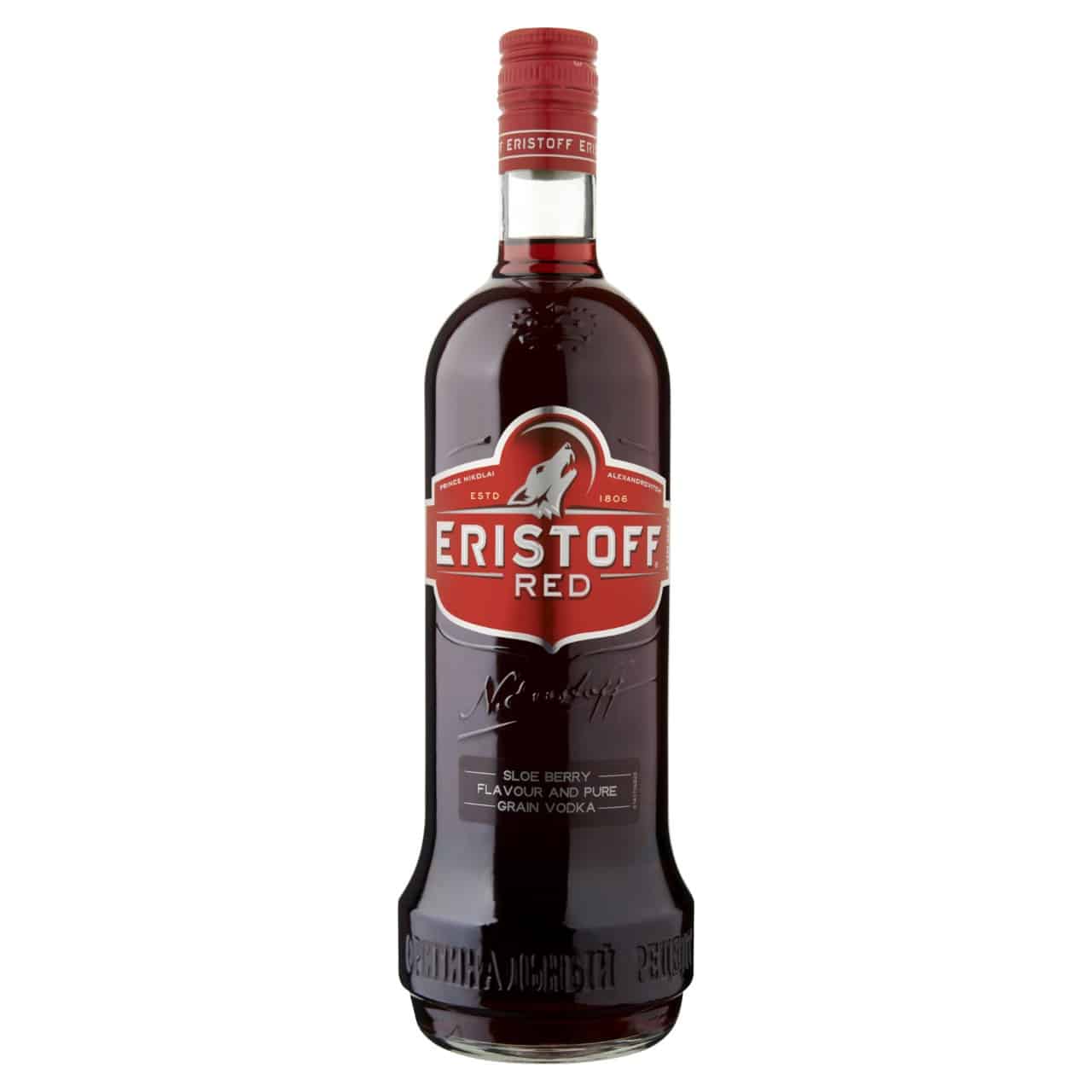 Eristoff Red Rode Vodka 1 Liter