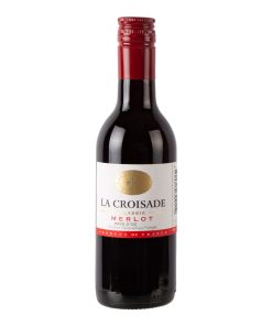 Kleine-flesjes-Rode-Wijn-25cl-La-Croisade-Merlot