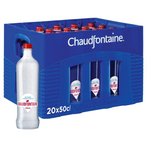 Chaudfontaine Rood Fles Glas Krat 20x50cl - Afbeelding 2