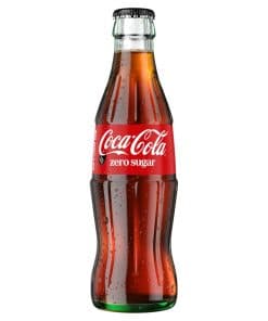 Coca Cola Zero 20cl Flesjes Krat 24 Stuks – suikervrije frisdrank in glazen fles