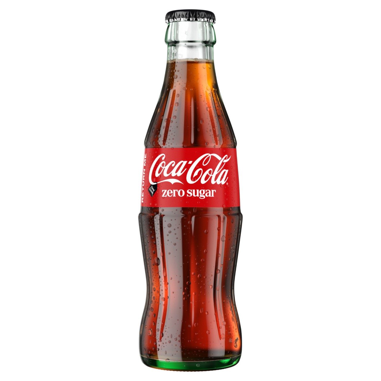 Coca Cola Zero 20cl Flesjes Krat 24 Stuks – suikervrije frisdrank in glazen fles