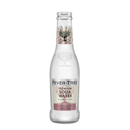 Fever Tree Soda Water 20cl Flesjes Tray 24 Stuks