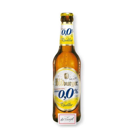 Bitburger Radler 0.0 Alcoholvrij Bier Krat 24 Flesjes 33cl