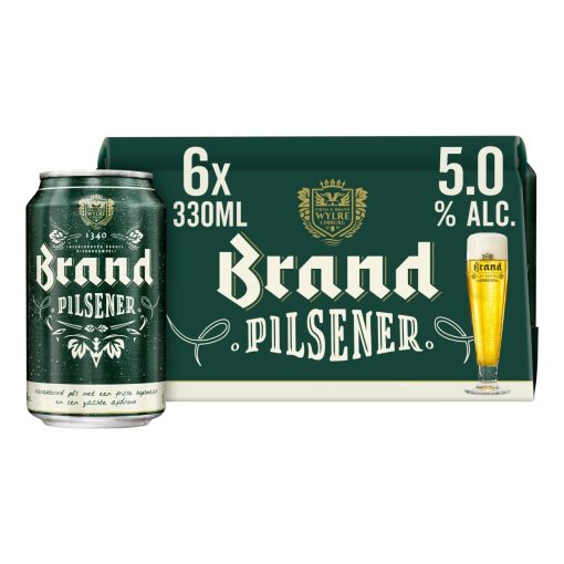 Brand Bier Blikjes 33cl Tray 24 Stuks