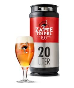 Brouwerij IJ Zatte biervat van 20 liter met Amsterdamse tripel van 8% alcohol
