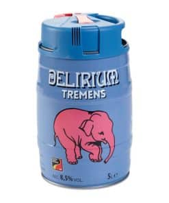Delirium Tremens Biervat - Tapvat 5 Liter Met Ingebouwde Tapje Doos 2 Stuks