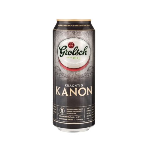 Grolsch Kanon 50cl Bier Blikjes Tray 12 stuks