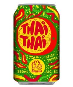 Oedipus Thai Thai bier blikjes 33cl tray 12 stuks