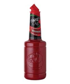 Finest Call Strawberry Puree Cocktail Mix 1 Liter schenkfles aardbeienmix voor cocktails en mocktails