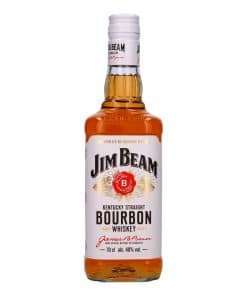 Jim Beam Bourbon Whiskey 70cl Original White Label fles Kentucky bourbon met 40% alcohol