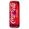 Coca Cola Cherry ZERO Blikjes 25cl Tray 33 Stuks