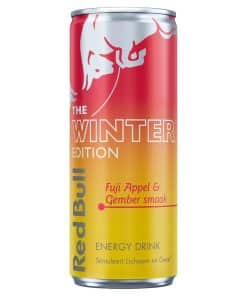 Red Bull Fuji Apple Winter Edition blikjes 25cl tray 12 stuks