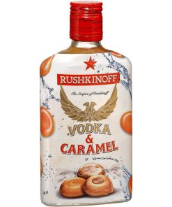 rushkinoff_caramel_vodka_kleine_fles